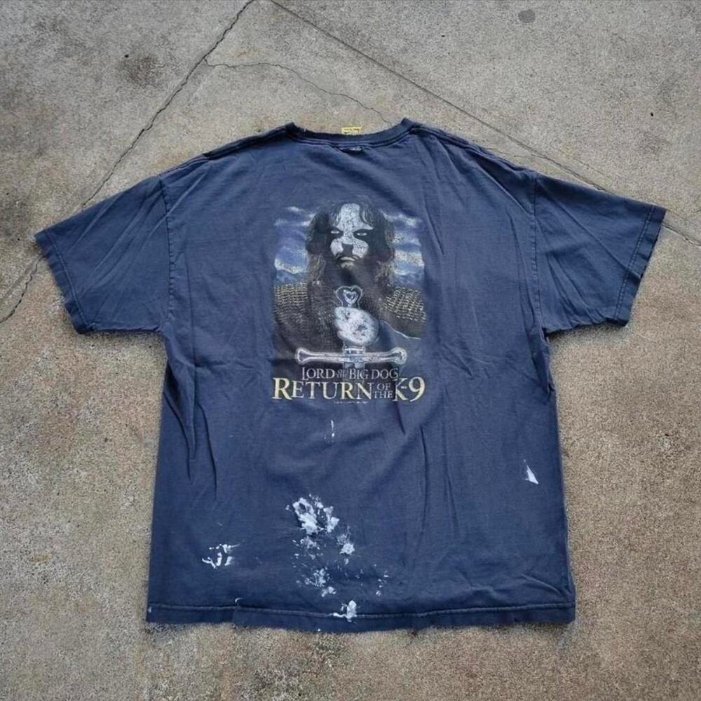 Vtg BIG DOGS Lord of the Big Dogs Aragorn Lord of the Rings Humor Tee Shirt XL